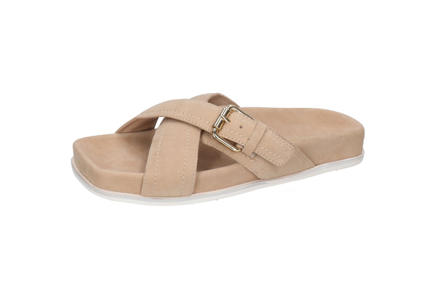 melvin & hamilton Amara 11 Leder-Pantoletten für Damen Pantolette Plateausohlen, Echtes Leder
