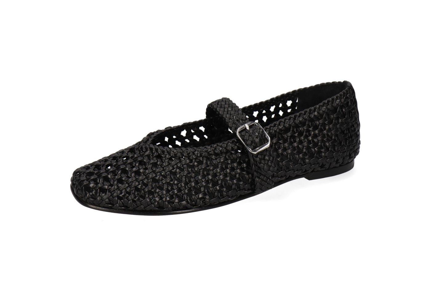 melvin & hamilton Bexley 4 Leder-Ballerinas für Damen Ballerina Flache Absätze, Echtes Leder, Von Hand geflochten
