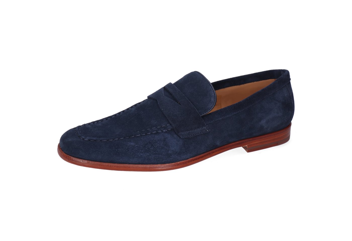 melvin & hamilton Corentin 3 Leder-Loafers für Herren Loafer Flache Absätze, Echtes Leder (blau)