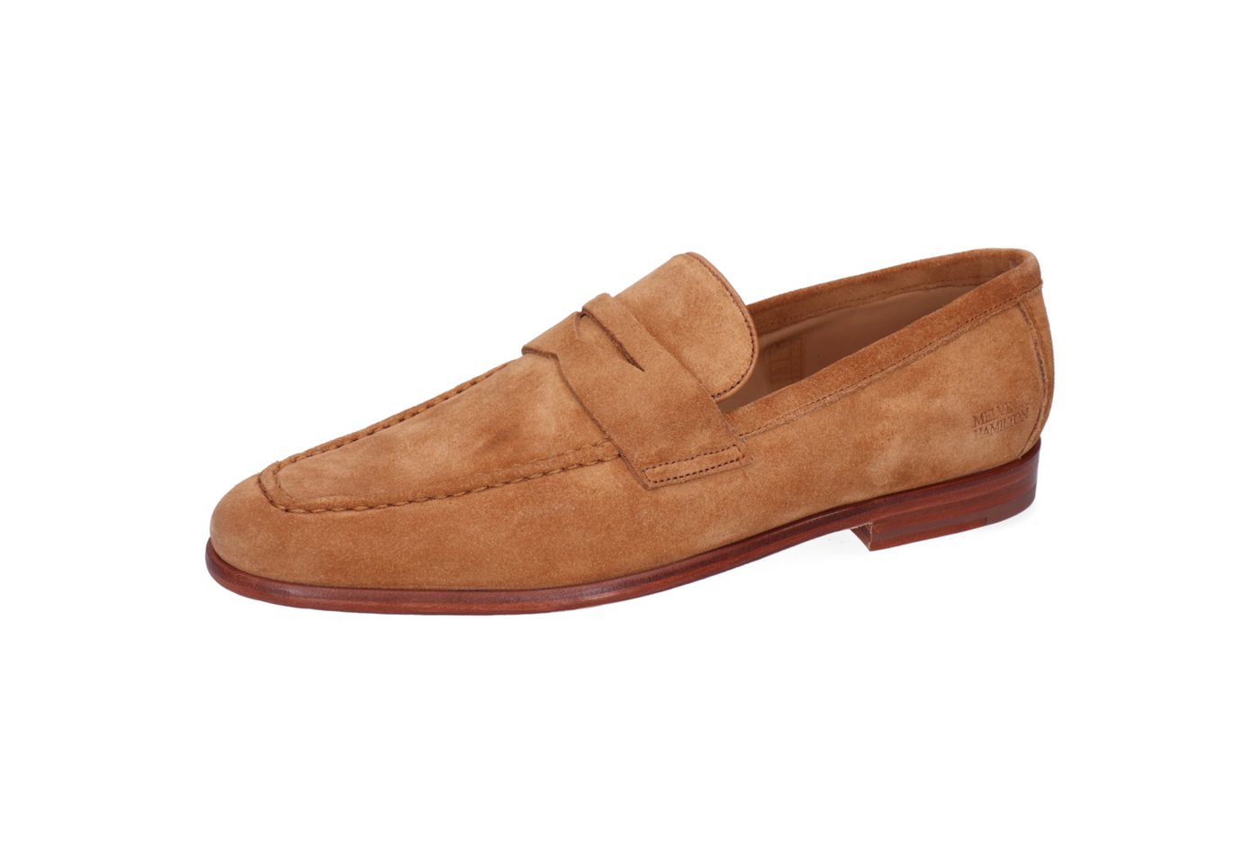melvin & hamilton Corentin 3 Leder-Loafers für Herren Loafer Flache Absätze, Echtes Leder (braun)
