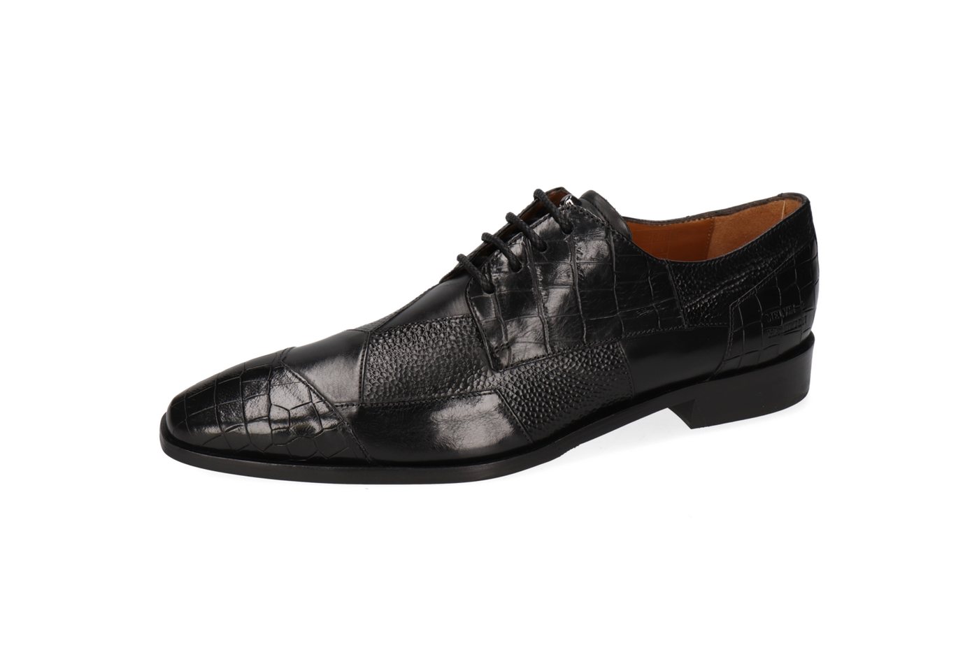 melvin & hamilton Elvis 100 Leder-Derby Schuhe für Herren Schnürschuh Flache Absätze, Echtes Leder, Vegetabile Gerbung
