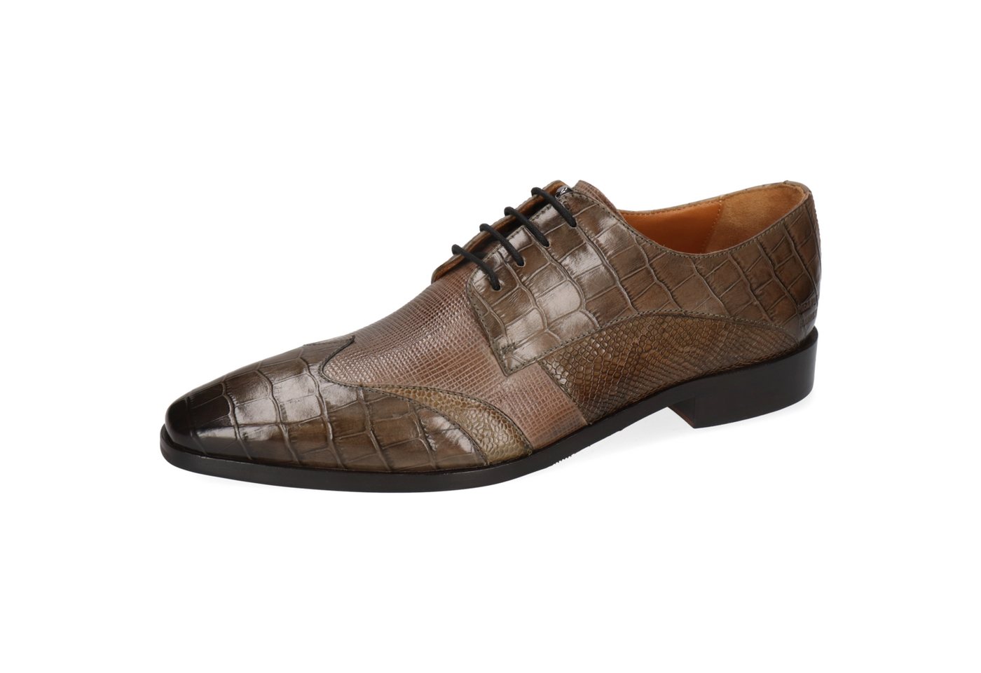melvin & hamilton Elvis 95 Leder-Derby Schuhe für Herren Schnürschuh Flache Absätze, Echtes Leder