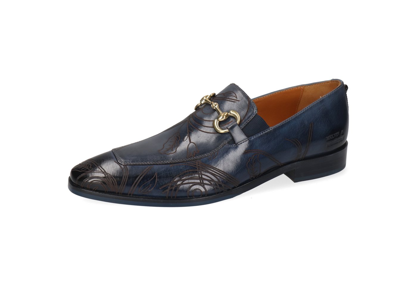 melvin & hamilton Elvis 96 Leder-Loafers für Herren Loafer Flache Absätze, Echtes Leder, Vegetabile Gerbung