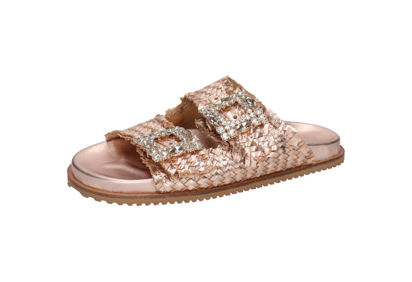 melvin & hamilton Eve 1 Leder-Pantoletten für Damen Pantolette Flache Absätze, Echtes Leder
