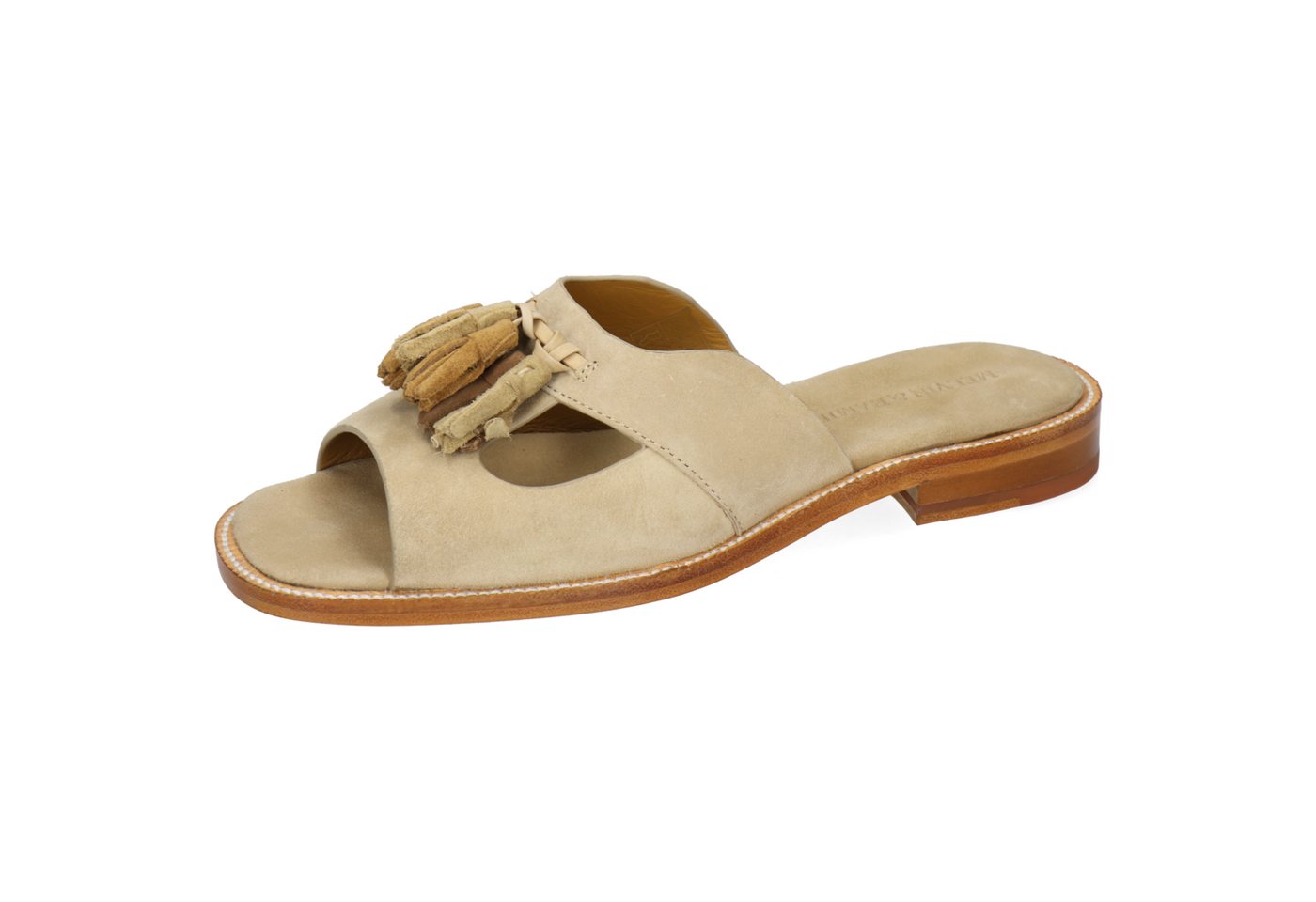 melvin & hamilton Everly 14 Leder-Pantoletten für Damen Pantolette Flache Absätze, Echtes Leder