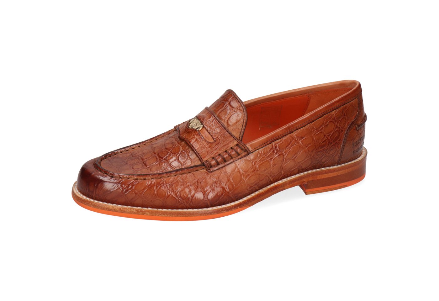 melvin & hamilton Gianna 3 Leder-Loafers für Damen Loafer Flache Absätze, Echtes Leder, Gold Rated, Vegetabile Gerbung