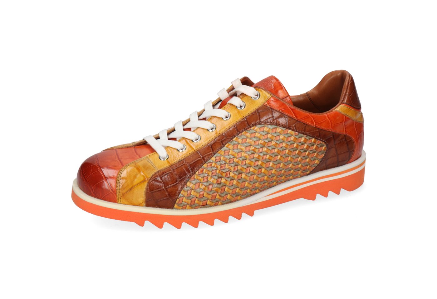 melvin & hamilton Hadrian 18 Leder-Sneakers für Herren Sneaker Plateausohlen, Echtes Leder, Herausnehmbare Innensohle
