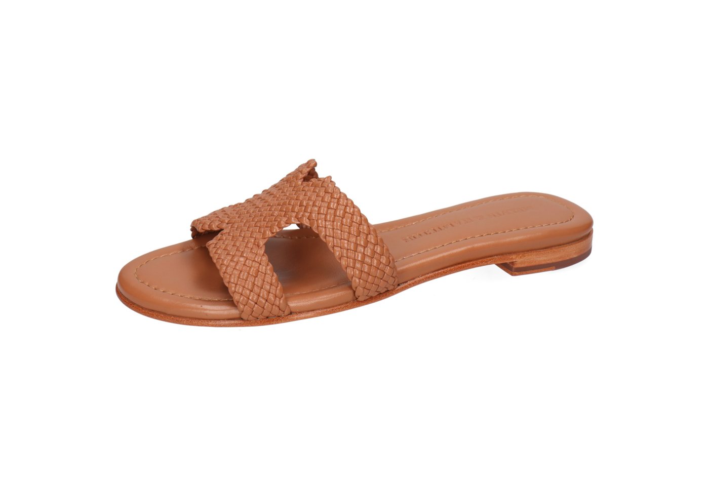 melvin & hamilton Hanna 83 Leder-Geflochtene Schuhe für Damen Pantolette Flache Absätze, Echtes Leder
