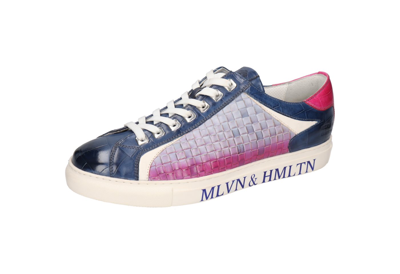 melvin & hamilton Harvey 9 Leder-Schnürschuhe für Herren Sneaker Plateausohlen, Echtes Leder, Herausnehmbare Innensohle