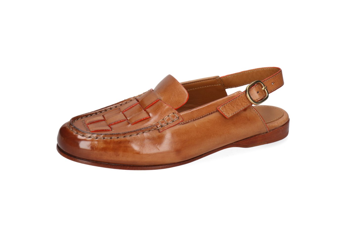 melvin & hamilton Julietta 5 Leder-Loafers für Damen Loafer Flache Absätze, Echtes Leder, Vegetabile Gerbung
