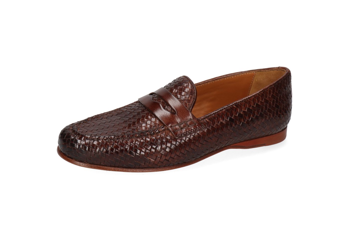 melvin & hamilton Julietta 7 Leder-Loafers für Damen Loafer Flache Absätze, Echtes Leder, Vegetabile Gerbung