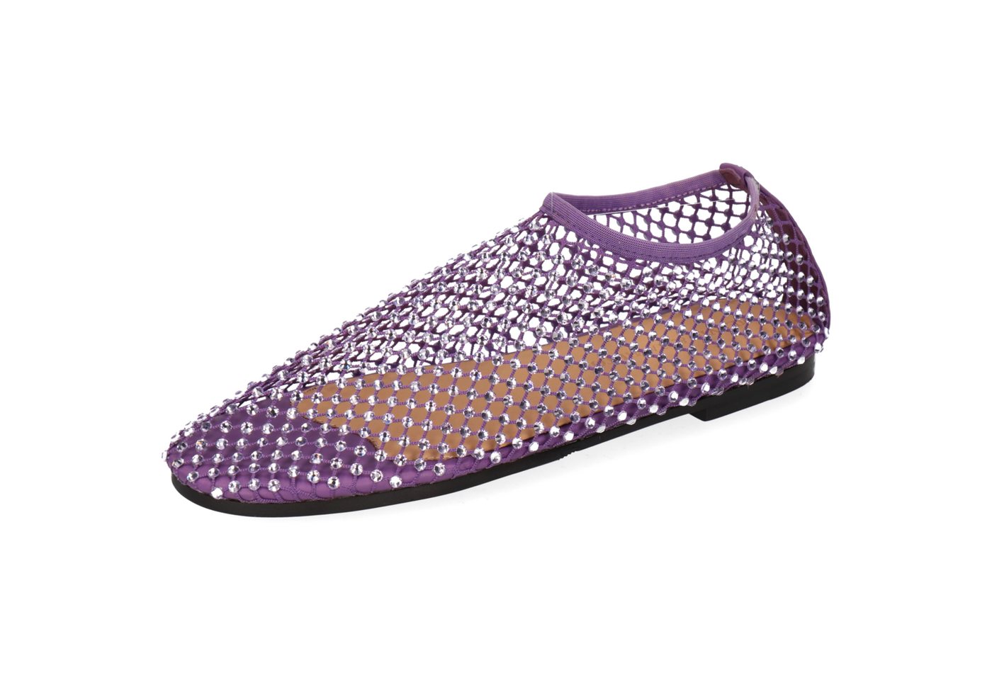 melvin & hamilton Olga 2 Textil-Ballerinas für Damen Ballerina Flache Absätze (lila)