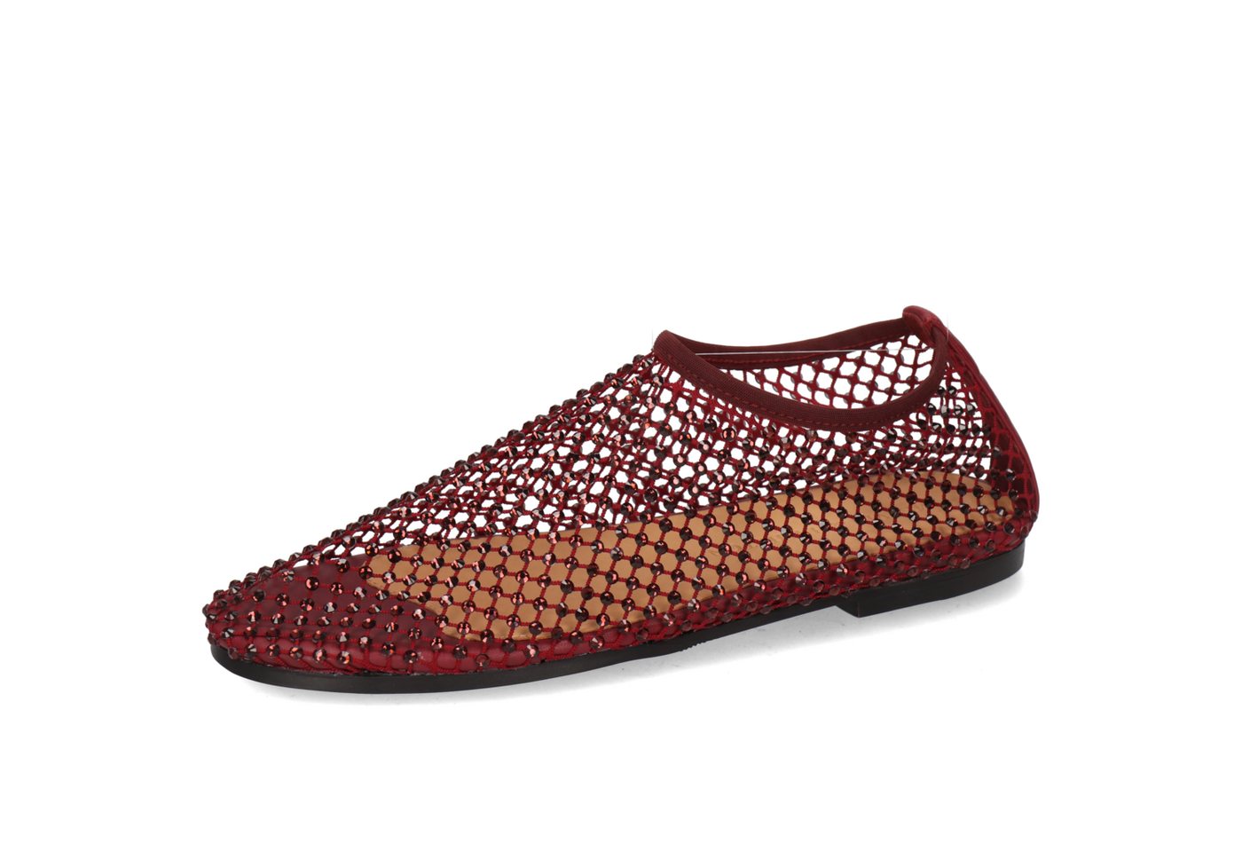 melvin & hamilton Olga 2 Textil-Ballerinas für Damen Ballerina Flache Absätze (rot)