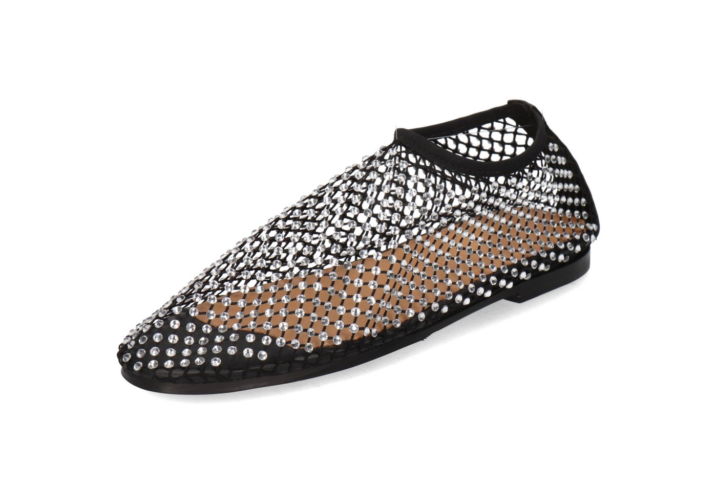 melvin & hamilton Olga 2 Textil-Ballerinas für Damen Ballerina Flache Absätze (schwarz)