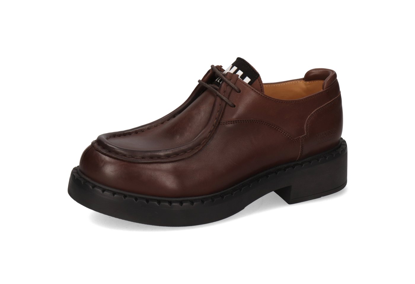 melvin & hamilton Pia 8 Leder-Derby Schuhe für Damen Schnürschuh Flache Absätze, Echtes Leder