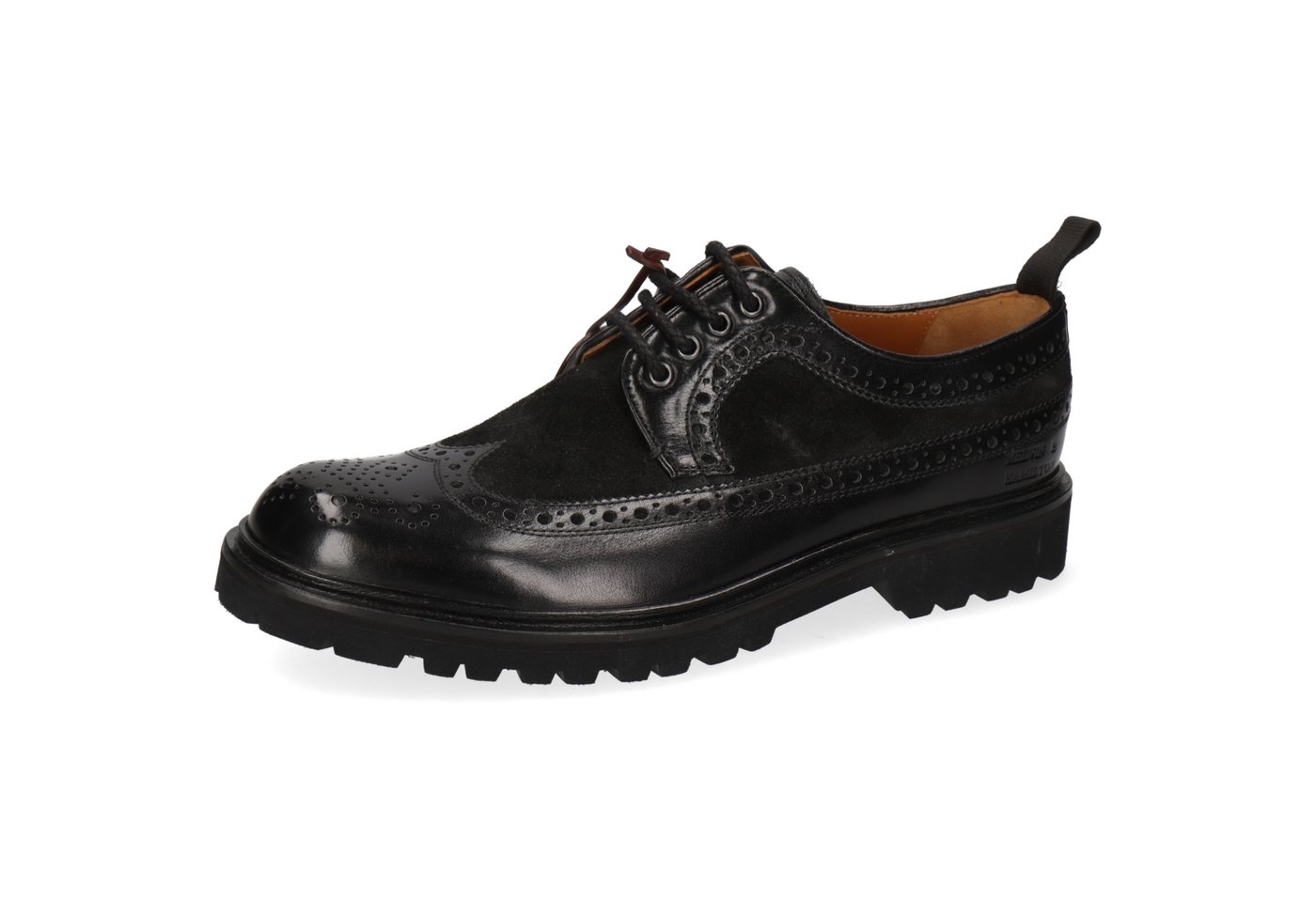 melvin & hamilton Pierce 27 Leder-Derby Schuhe für Herren Schnürschuh Flache Absätze, Echtes Leder, Vegetabile Gerbung