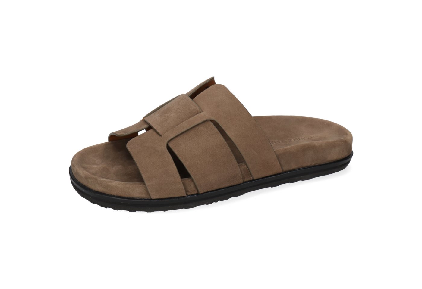 melvin & hamilton Robert 43 Leder-Pantoletten für Herren Pantolette Flache Absätze, Echtes Leder (braun)
