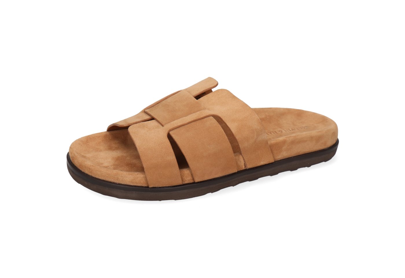 melvin & hamilton Robert 43 Leder-Pantoletten für Herren Pantolette Flache Absätze, Echtes Leder (braun)