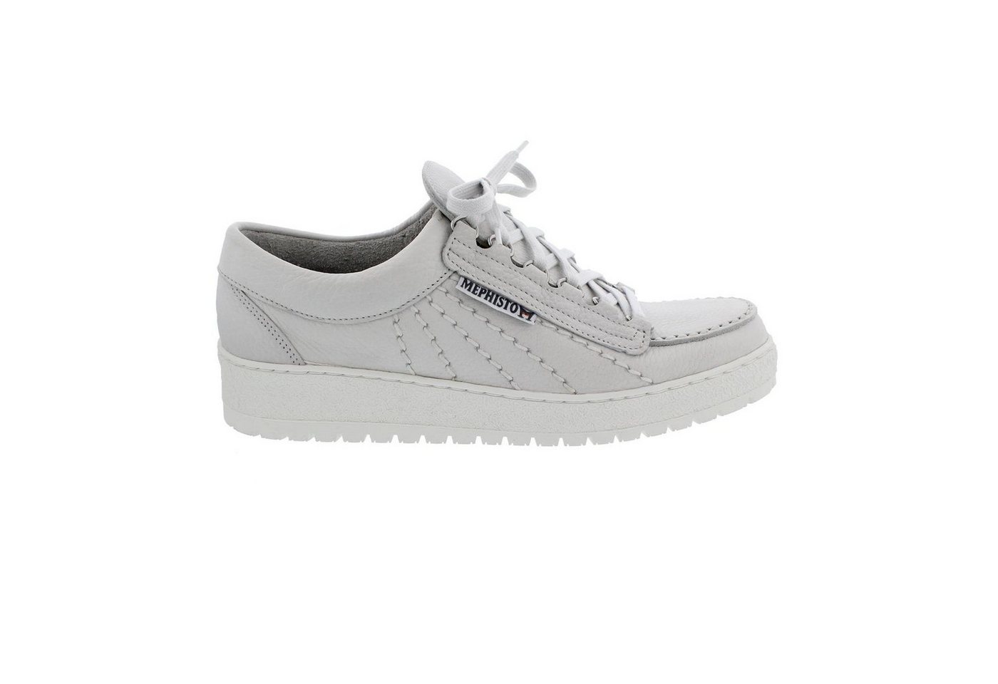 mephisto Rainbow Halbschuh, Oregon 1330, White, SOFT AIR Technologie, Schnürschuh