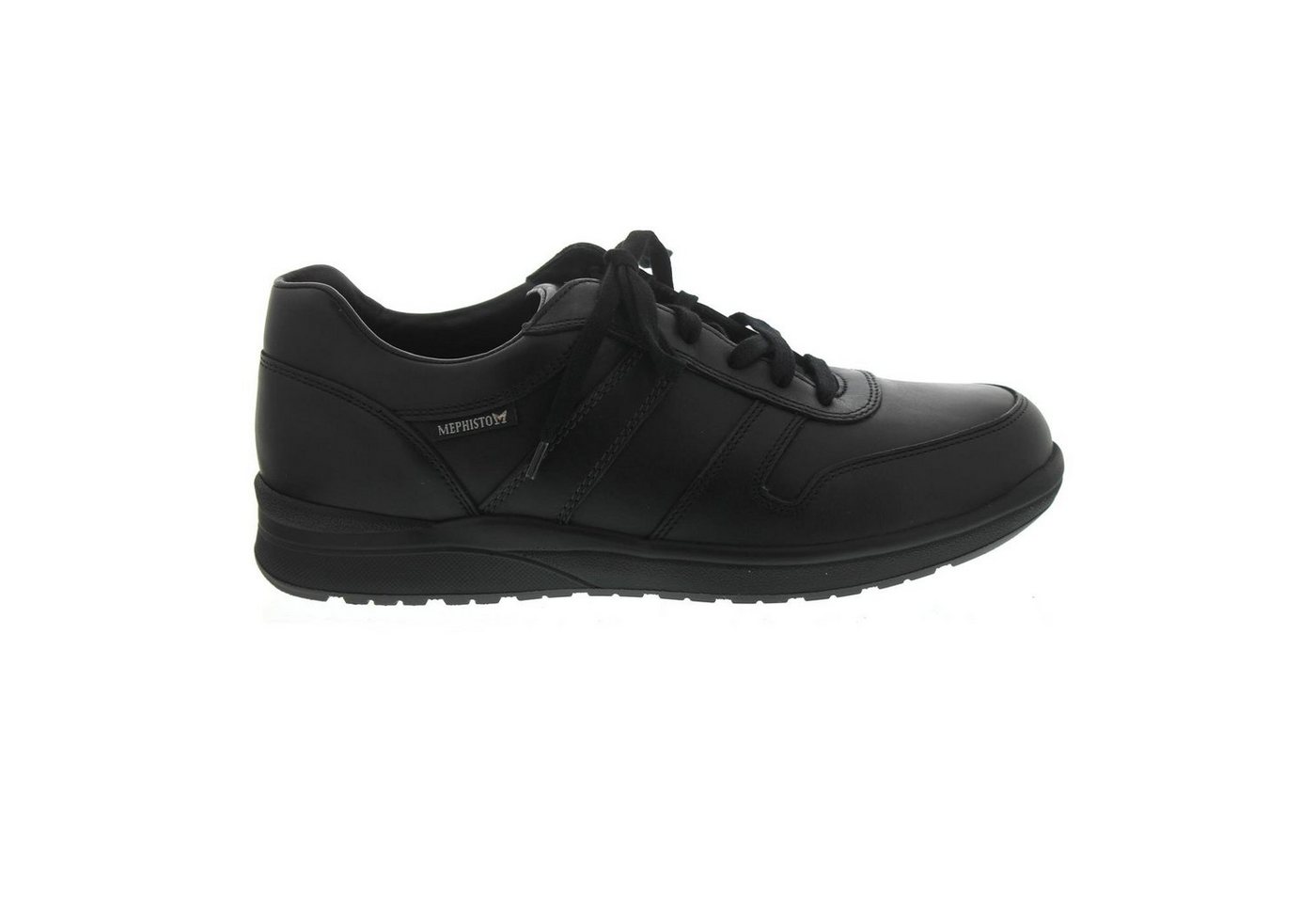 mephisto VITO Halbschuh, Randy 6100 (Glattleder), schwarz, Wechselfußb Schnürschuh