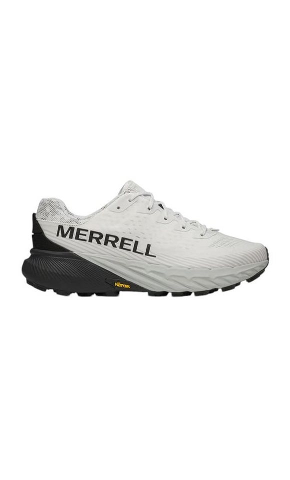 Merrell Agility Peak 5 (angenehmer Tragekomfort, Rock Plate) weiss/schwarz Laufschuh