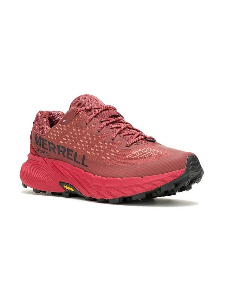 Merrell Agility Peak 5 GTX (wasserdicht, Rock Plate) rot/pink Herren Laufschuh