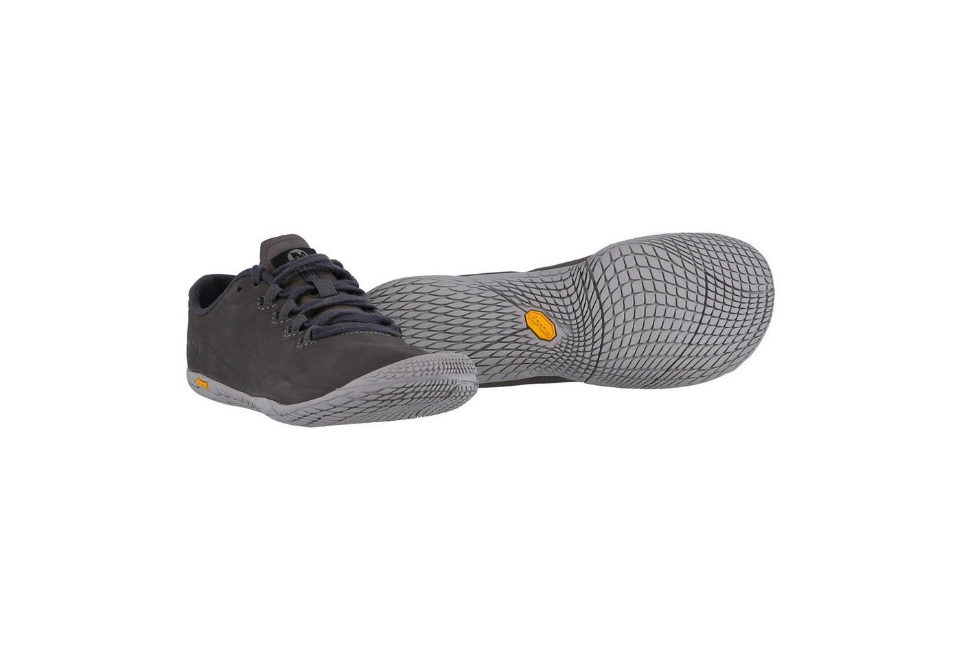 Merrell Minimal-Laufschuhe Vapor Glove 3 Luna Leder charcoalgrau Damen Wanderschuh