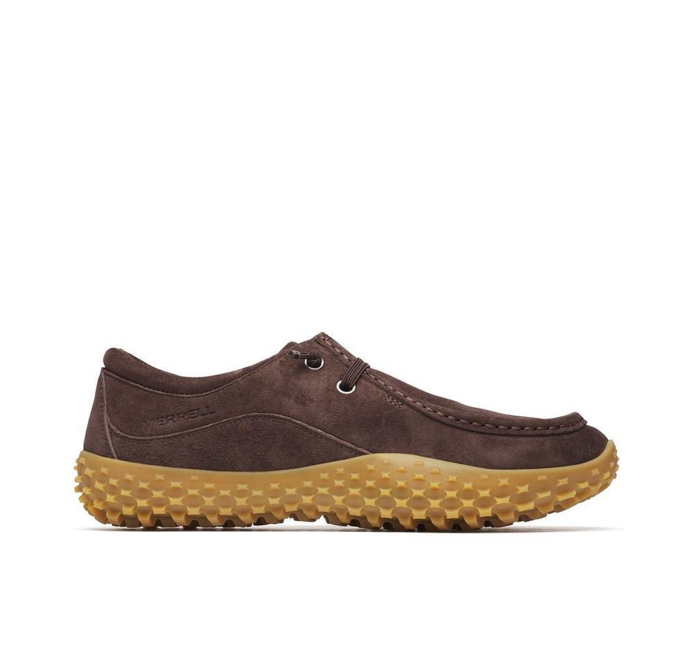 Merrell Minimal-Sneaker Wrapt Bungee (Veloursleder, wasserdicht) coffeebraun Barfußschuh