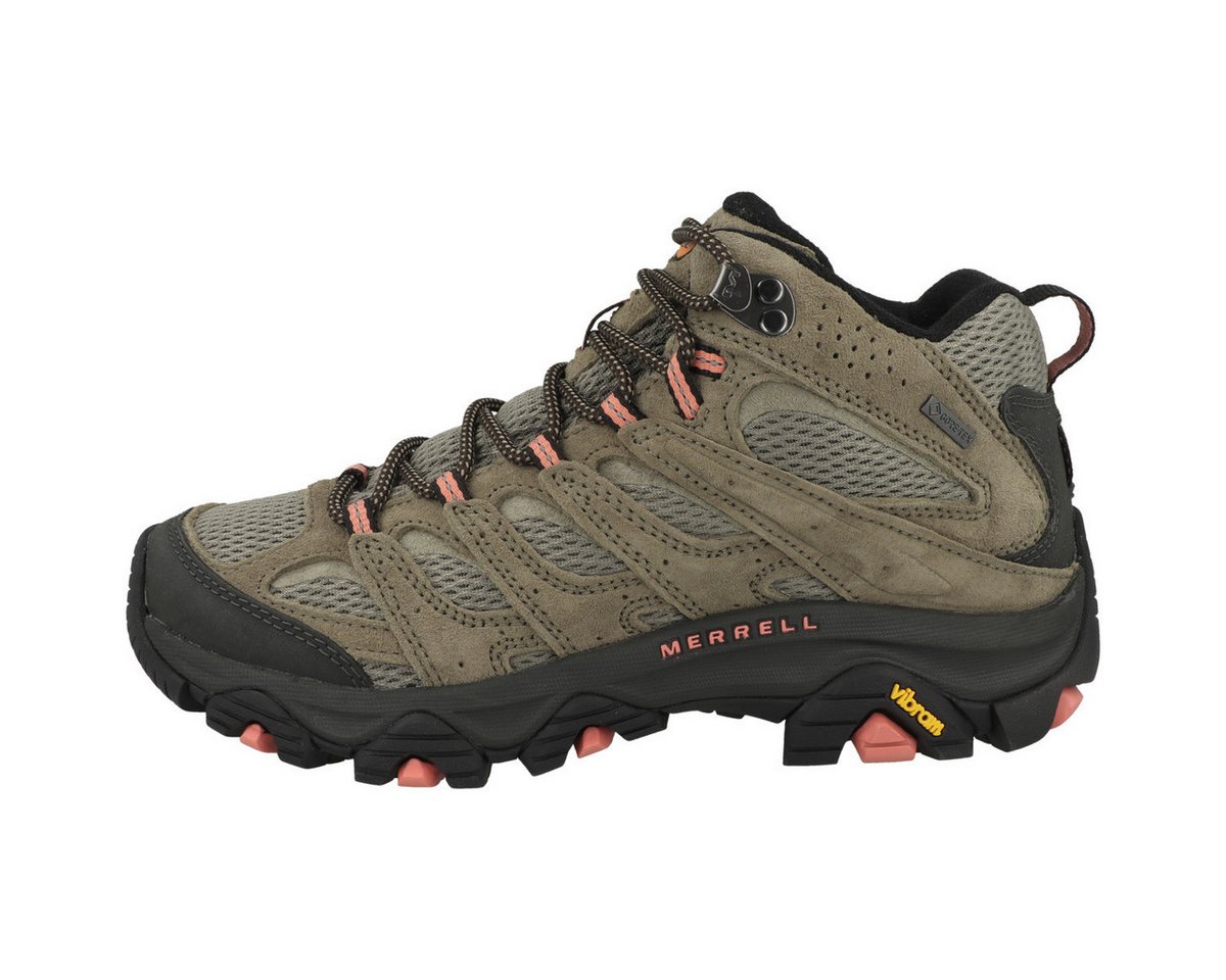 Merrell Moab 3 Mid GTX Damen Outdoorschuh Wanderschuhe, Trekking, Hiking, Freizeitschuhe, Schnürschuhe