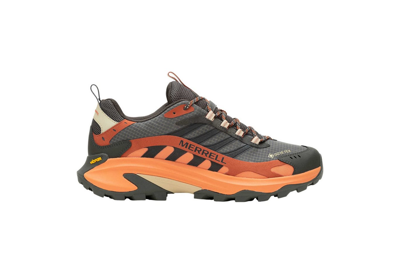 Merrell Moab Speed 2 GTX (Trail, wasserdicht) grau/orange Herren Wanderschuh
