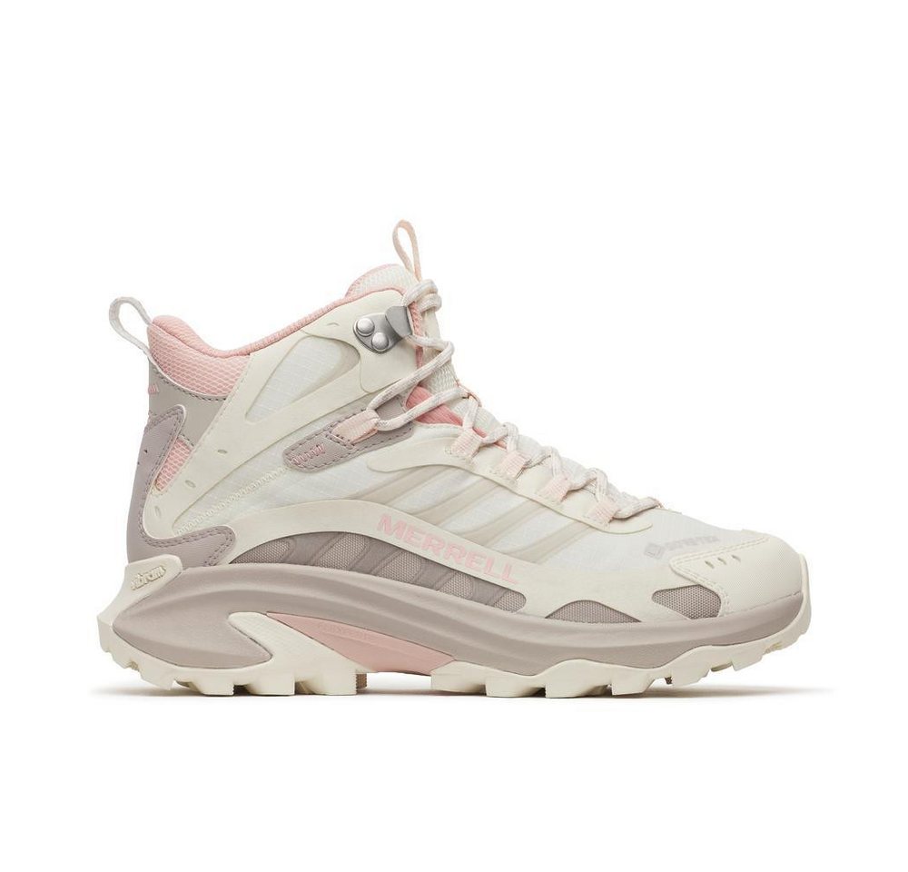 Merrell MOAB SPEED 2 MID GTX Wanderschuh wasserdicht dank Gore-Tex Membrane, mit Vibram Sohle (beige)