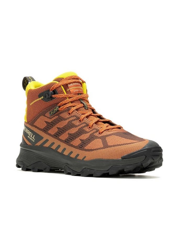 Merrell Speed Eco Mid Waterproof (wasserdicht, atmungsaktiv) orange/braun Wanderschuh