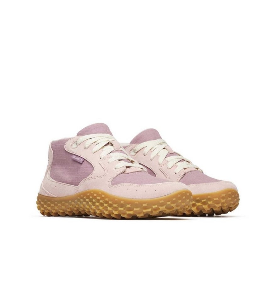 Merrell Minimal-Sneaker Wrapt Mid WP (Leder, wasserdicht) rosa/cherry Damen Wanderschuh