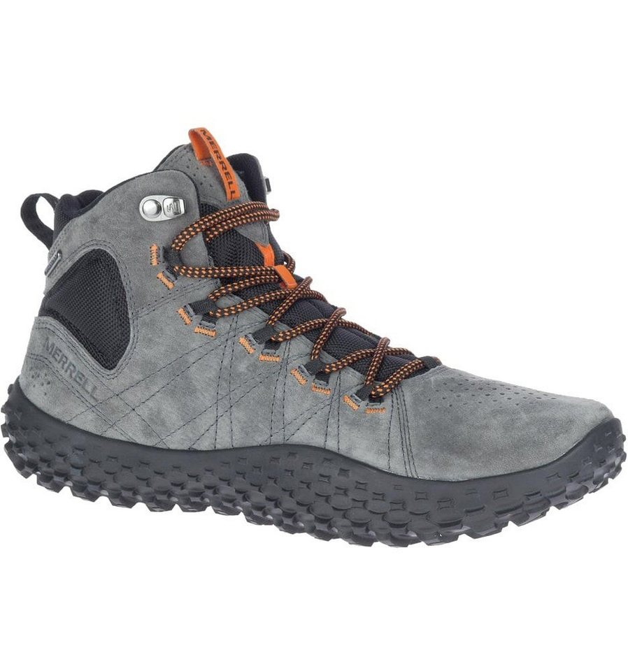 Merrell Wrapt Mid WP (Minimal-Laufschuhe, Leder, wasserdicht) granitegrau Sneaker