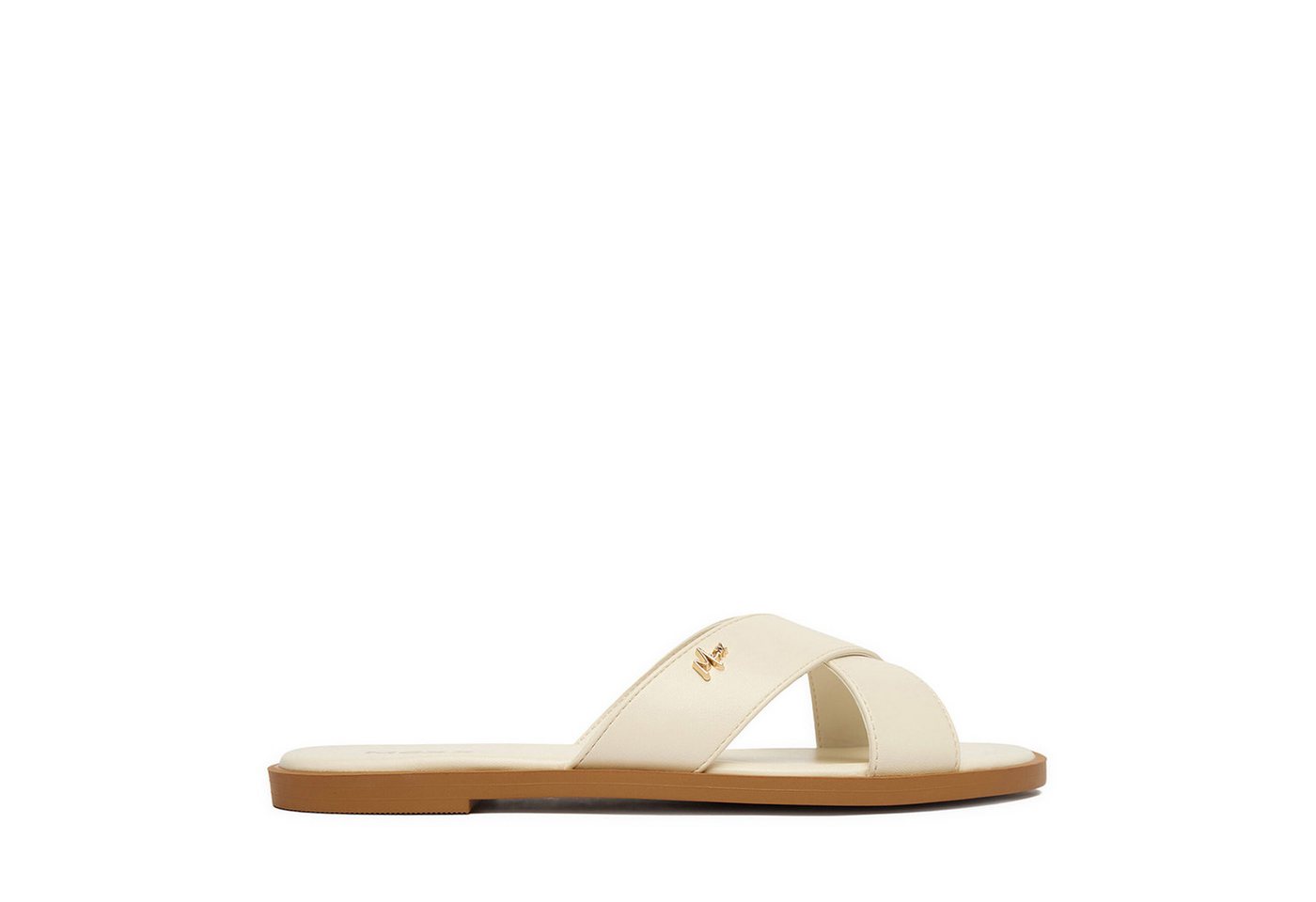Mexx Damen-Flip-Flops in Creme Badepantolette