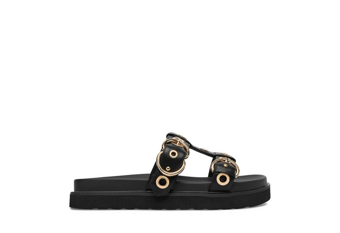 Mexx Damen-Flip-Flops Schwarz Badepantolette