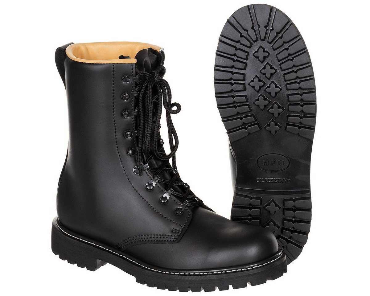 MFH Leder Kampfstiefel schwarz 47 Outdoorschuh