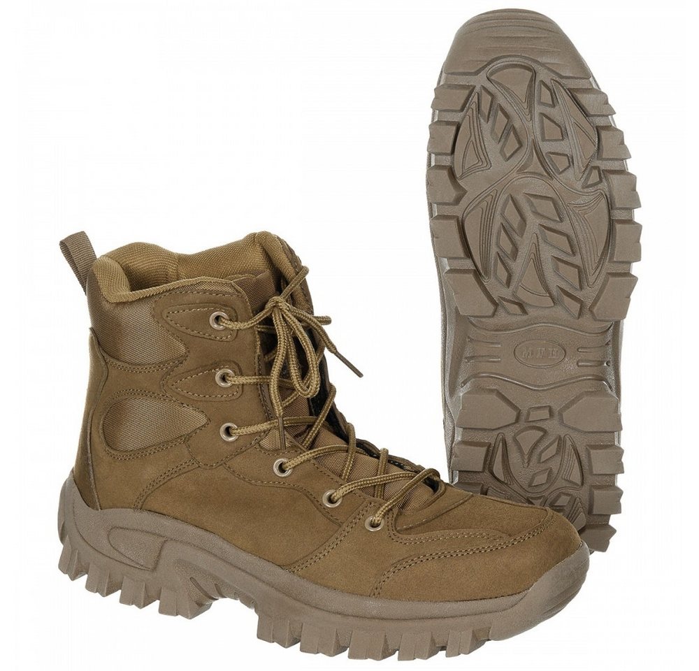 MFH Stiefel, Commando, coyote tan, knöchelhoch Stiefel (knöchelhoch)