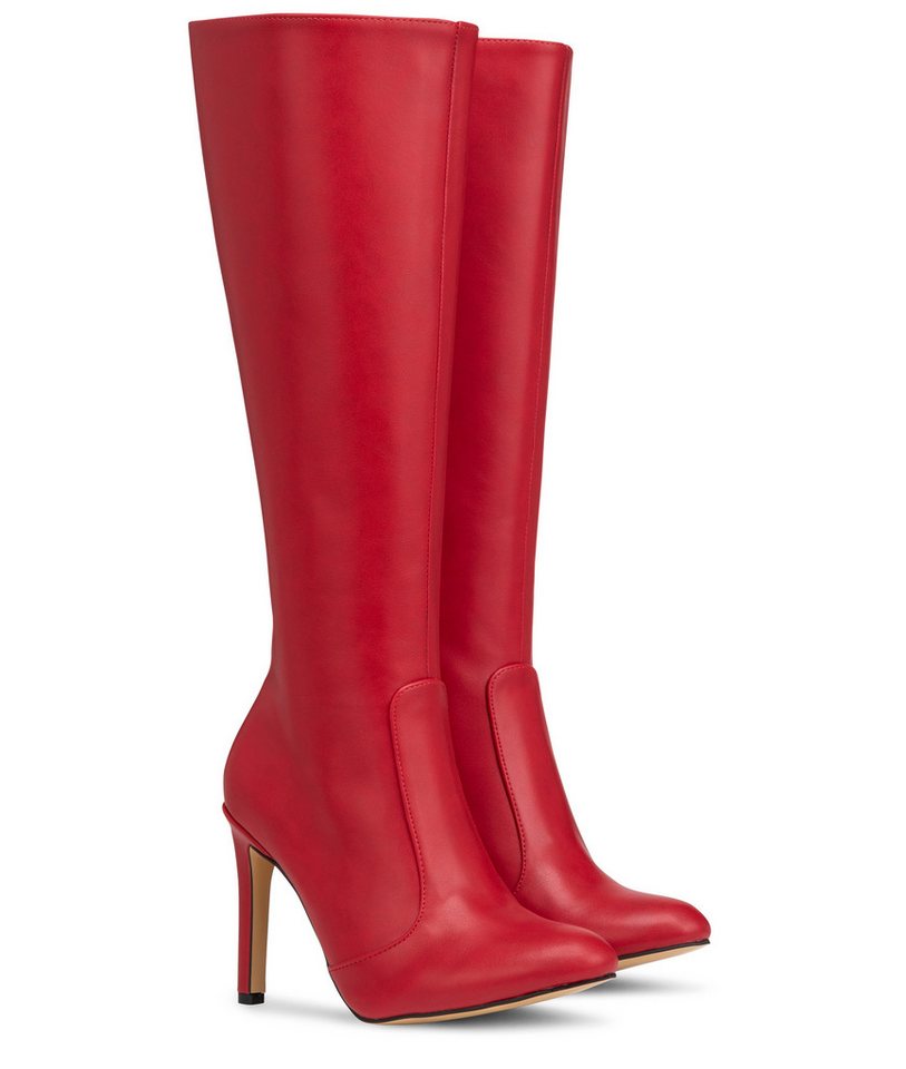 Michael Soul Donna rot matt High-Heel-Stiefel