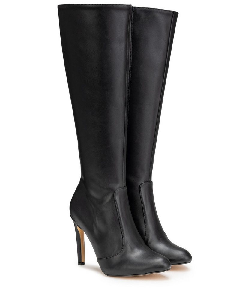 Michael Soul Donna schwarz matt High-Heel-Stiefel