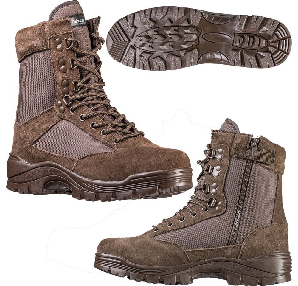 Mil-Tec Army Tactical Boot mit Zipper Stiefel