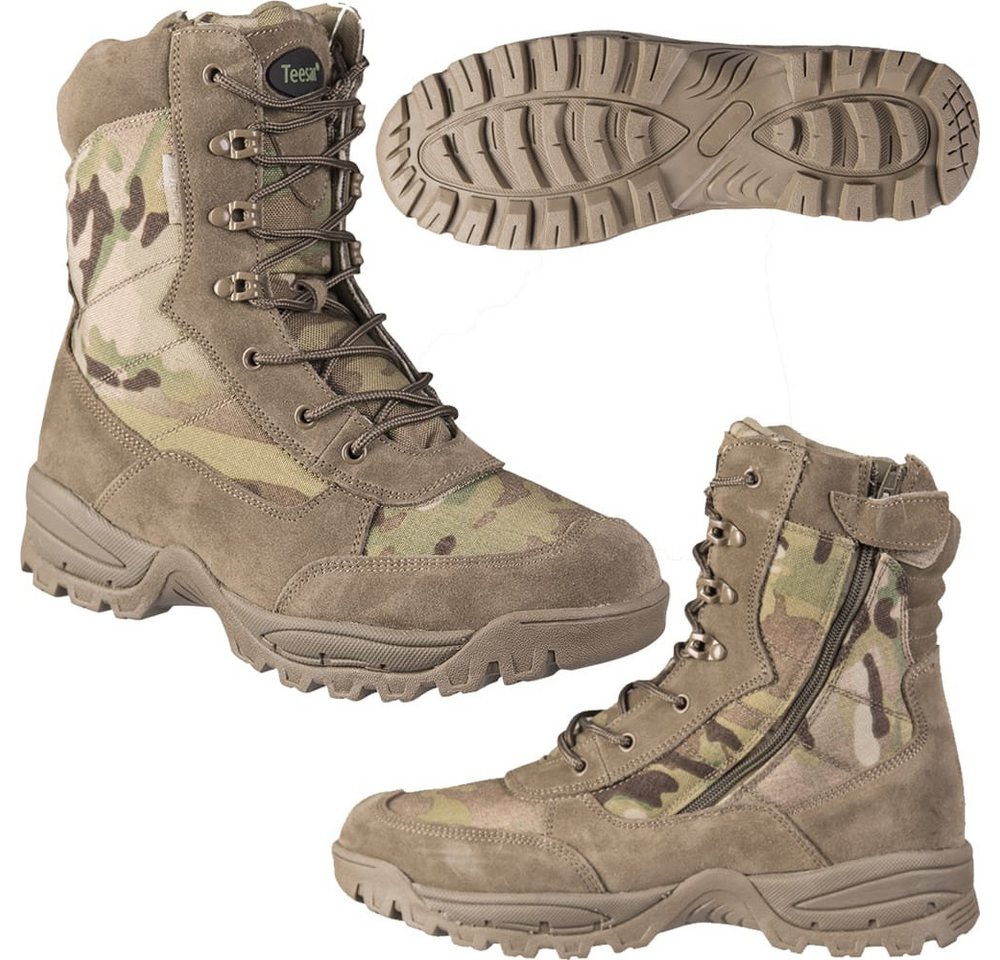 Mil-Tec Army Tactical Boot mit Zipper Stiefel