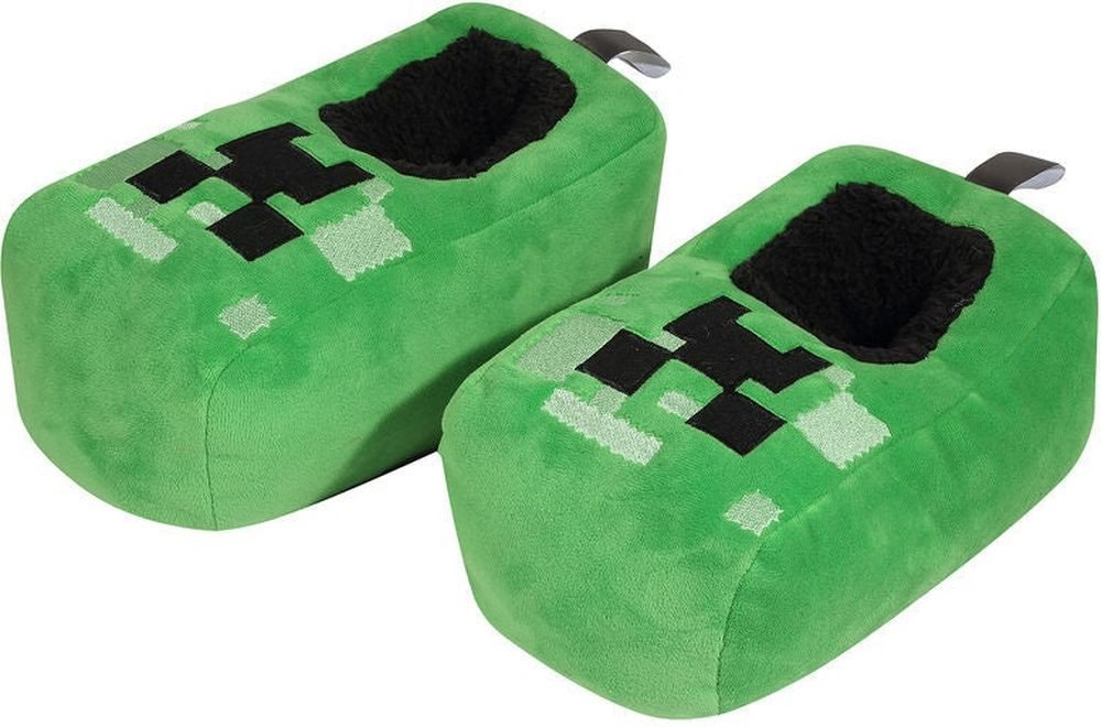Minecraft Creeper Slippers Badeschuh