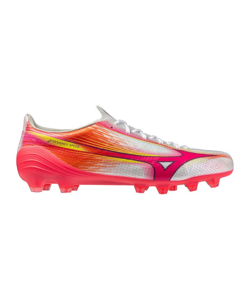 Mizuno Alpha III Elite FG Blazing Flair Weiß Fußballschuh