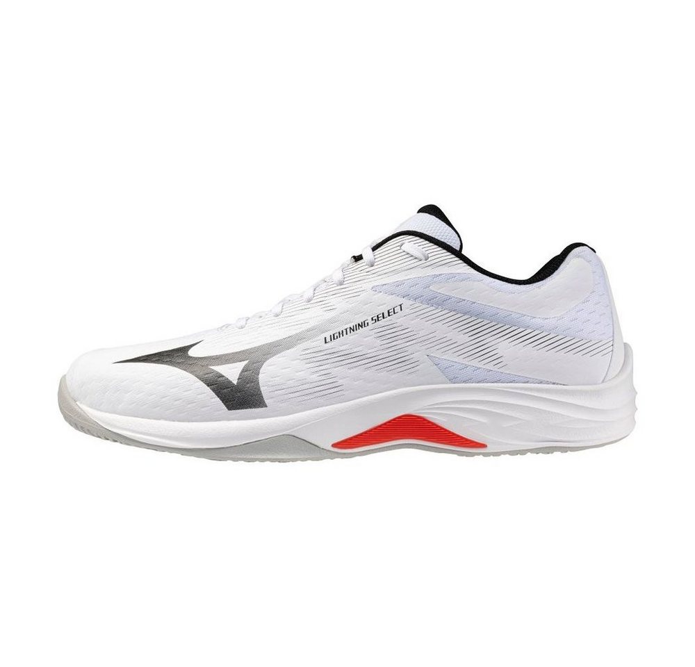 Mizuno Lightning Select Trainingsschuh (weiß/schwarz/rot)