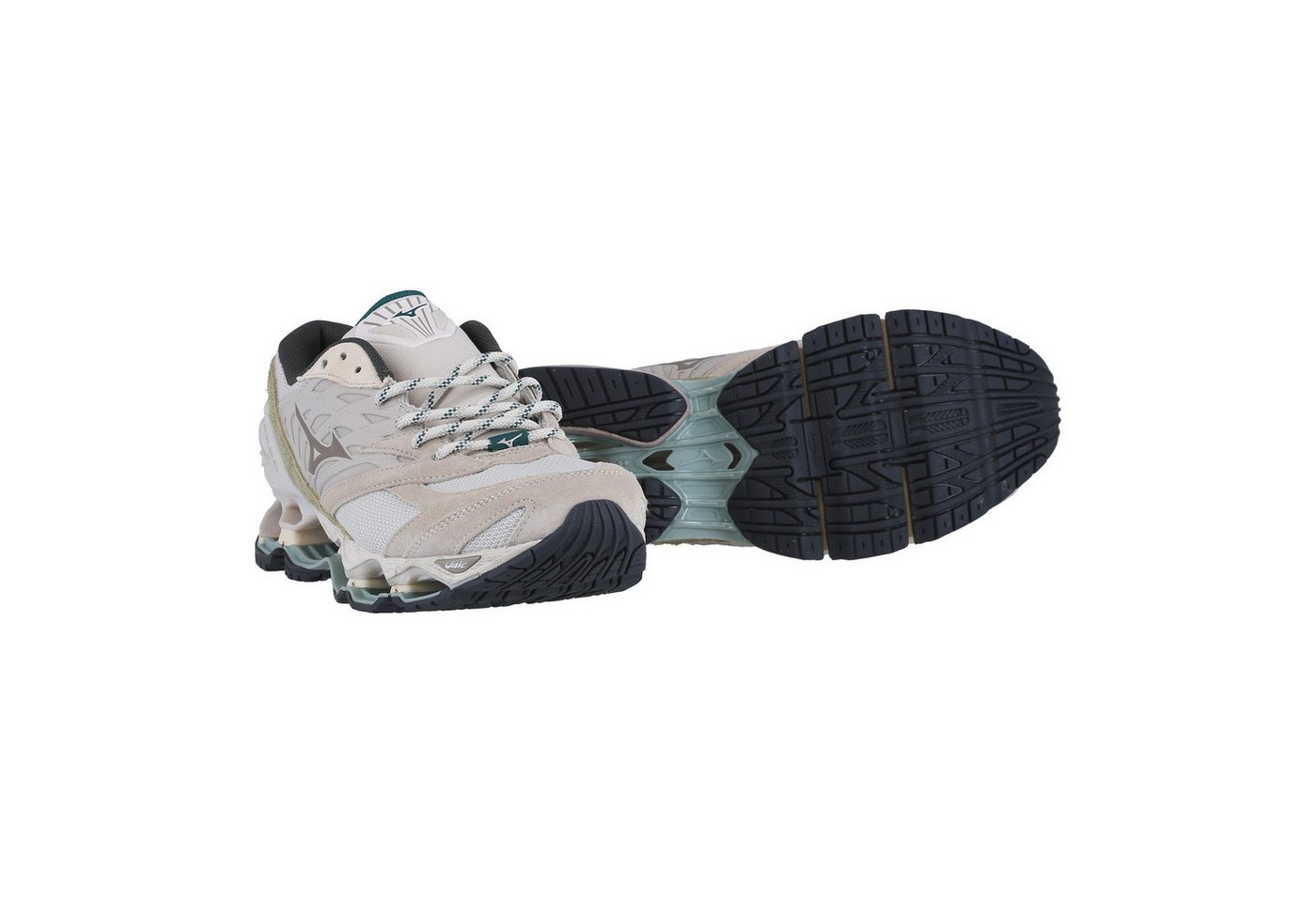 Mizuno Wave Prophecy LS Nomad (Dämpfung) weiss/beige Laufschuh