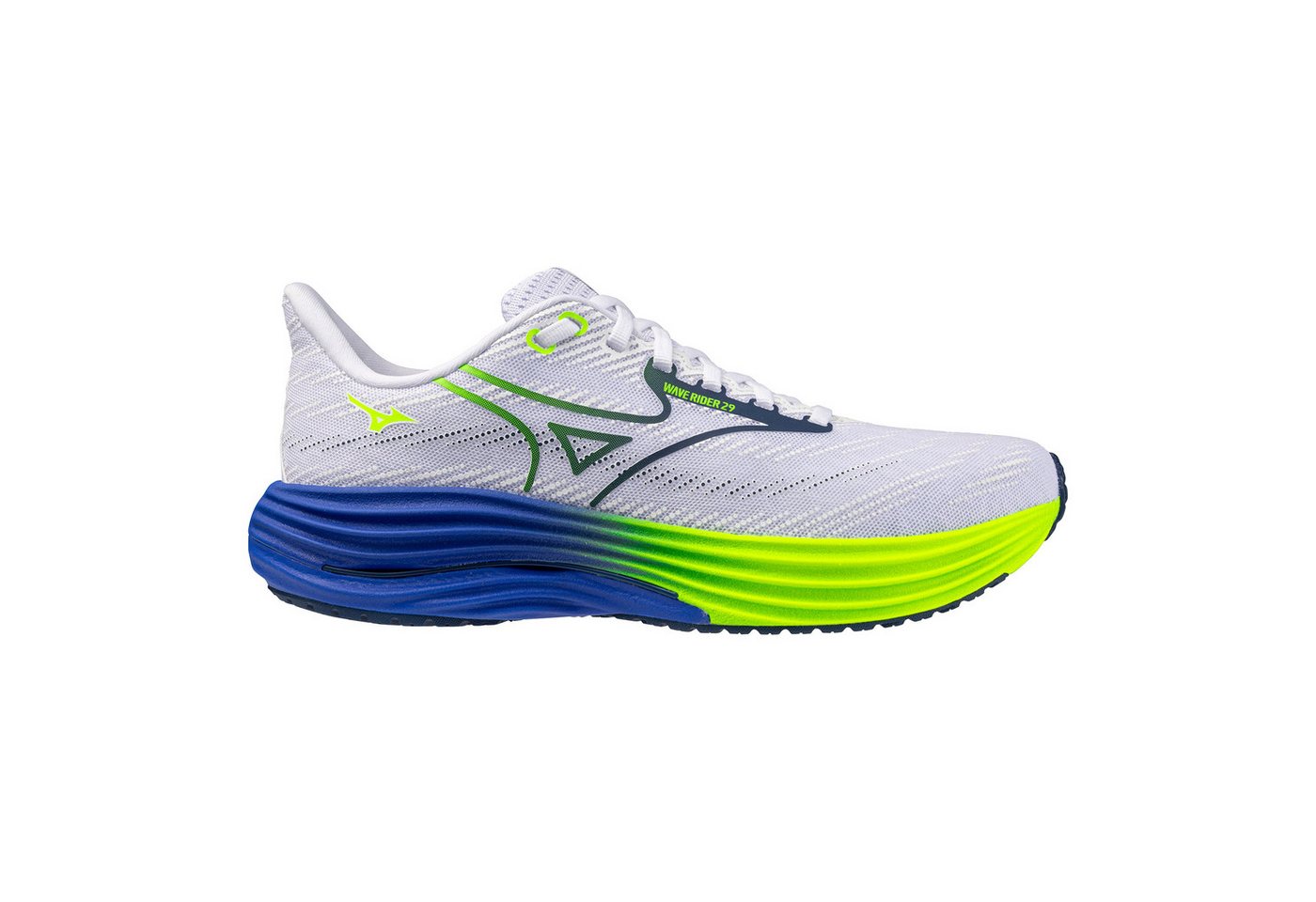 Mizuno Wave Rider 29 - Neutralschuh Laufschuh (weiß)