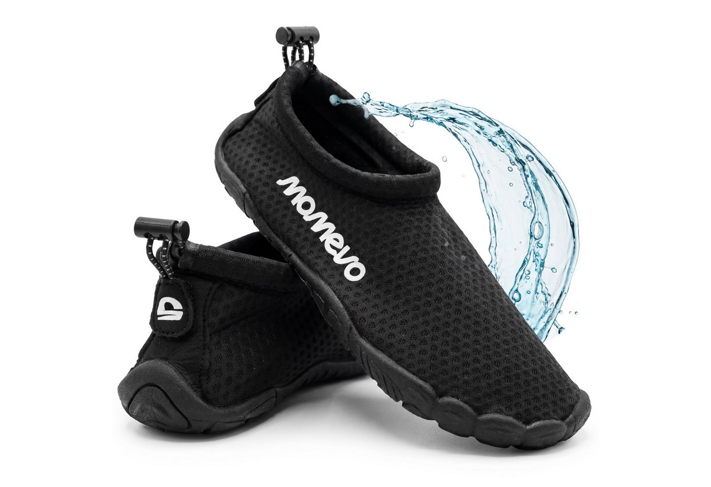 Momevo WaterMates Badeschuhe Damen & Herren – Aquaschuhe rutschfest Badeschuh
