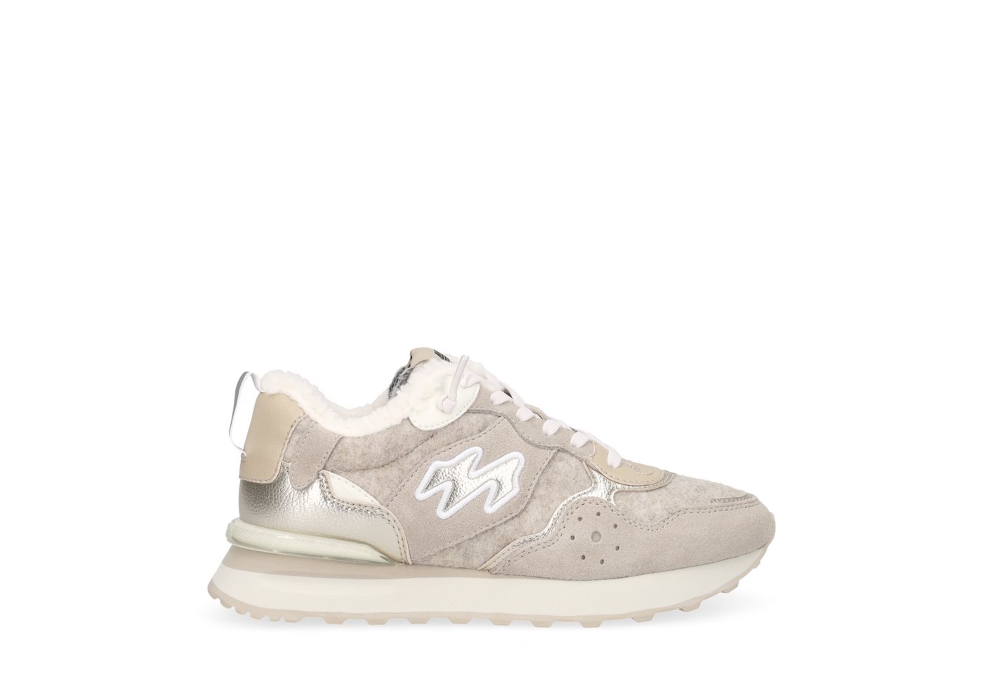 MRP 47 V.53, Warmfutter, Schnürschuhe, Beige, Damen Schnürschuh