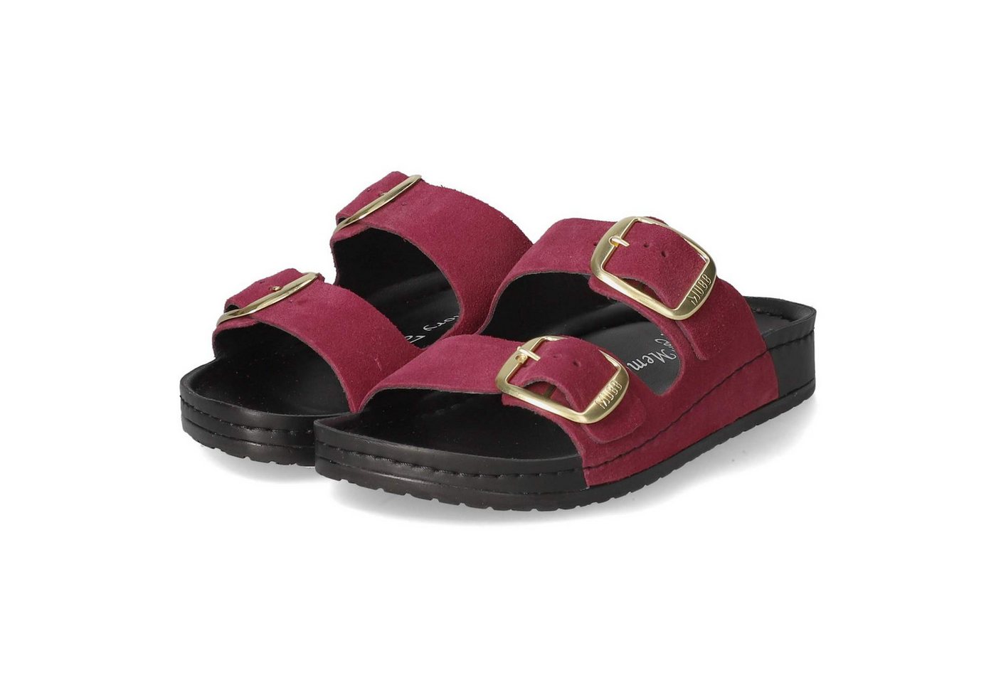 MUBB Chiara 833-201 bordo Damen Rauleder purple Pantolette
